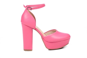 Sapato MP Alta Grosso Pink
